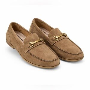 Tarocash Mens Taylor Suede Loafer Size 8 Natural Tan​​​
